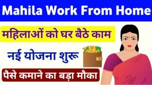 Mahila Work From Home Job Yojana